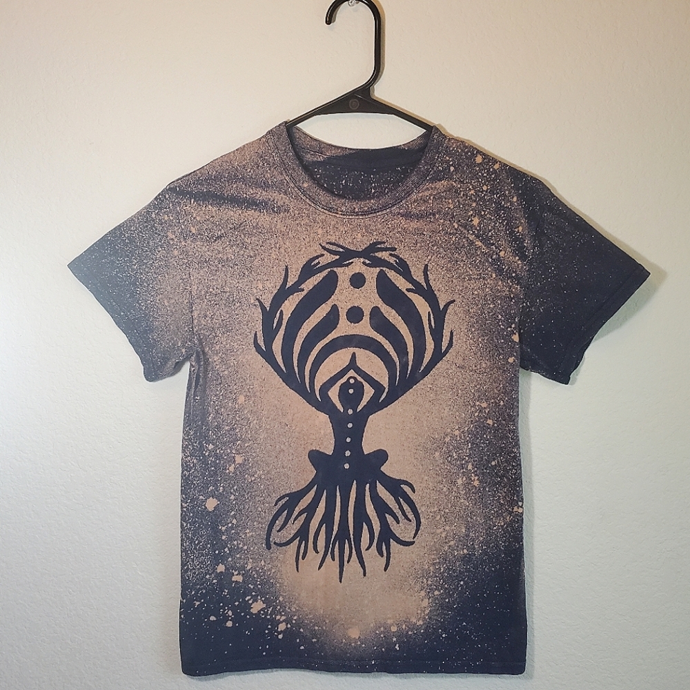 Bassnectar Navy Blue Bleach Dyed T-Shirt